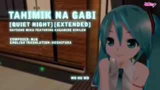 MJQ - Quiet Night [Tahimik Na Gabi] ft. Hatsune Miku &  Kagamine Rin/Len (Extended) (English Sub)