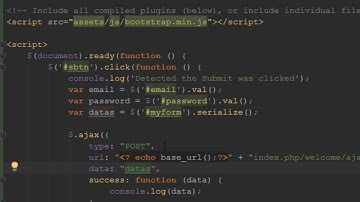 PHP Form with AJAX debug session sample code from a beginner.