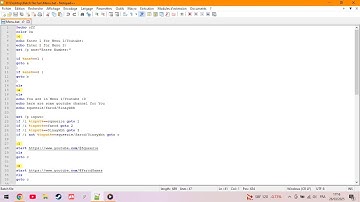 Batch file Menu