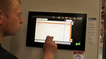 Robot palletiser video