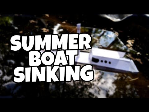 Sinking Ship Origami Tutorial Summer Boat Sinking!!! | Sinking origami ships - YouTube