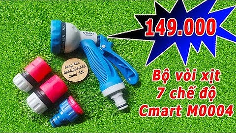 Vòi xịt tưới cây, tưới rau, tưới hoa 7 chế độ Cmart- M0004