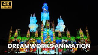 Must See Dreamworks Animation Holiday Castle Show 2025 Universal Studios Singapore 4K