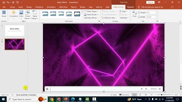 How to apply center shadow rectangle video style in PowerPoint 2010