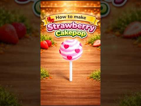 How to make Strawberry Cakepop in craft food Roblox #liakimjun#rblx#subscribe