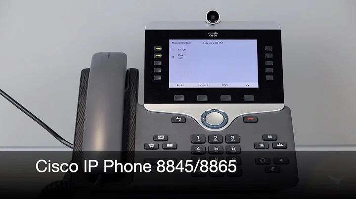 Cisco IP Phone 8845/8865 Phone Training - TeleComp