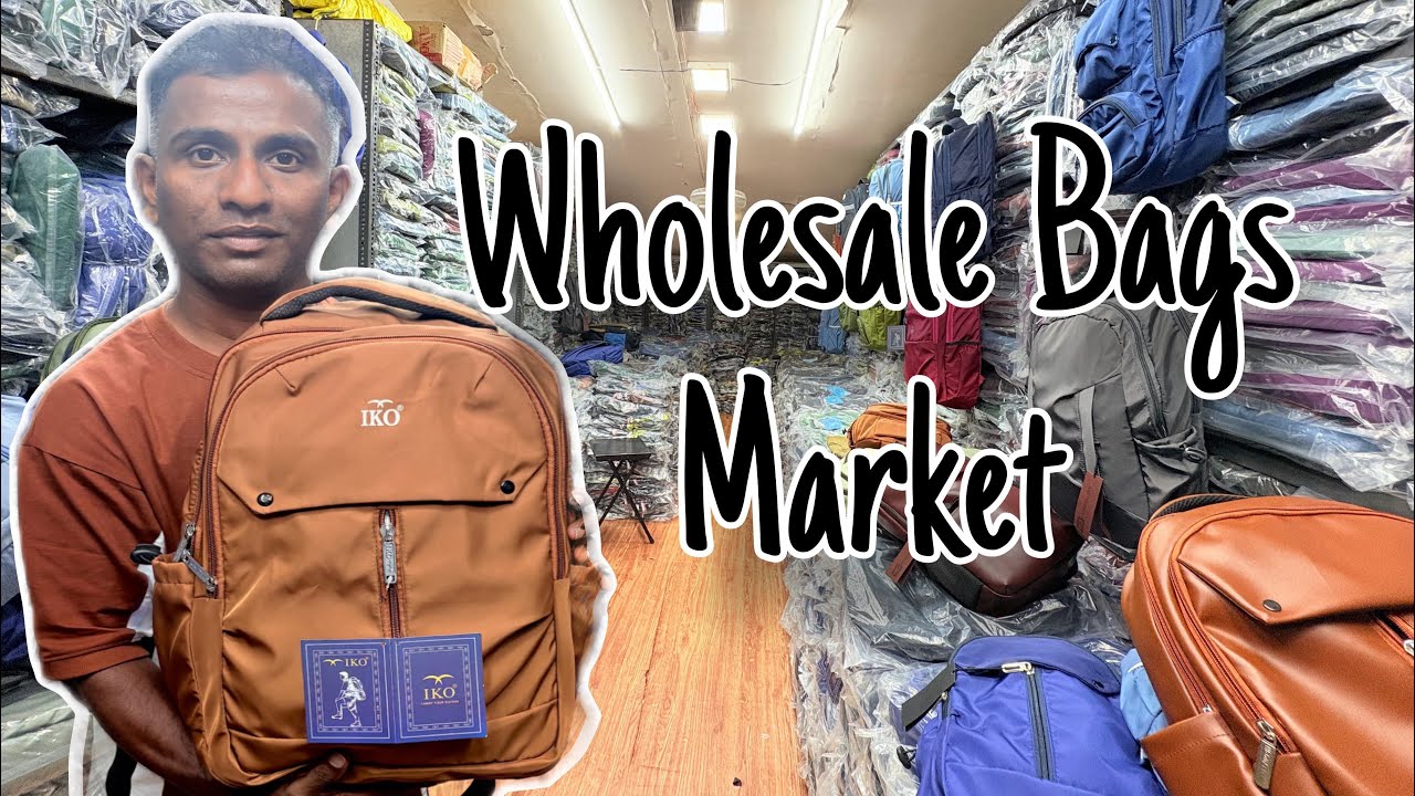 Madnpura Wholesale Bag Market Mumbai | Cheapest School, College & Travel Bags | Amol Jadhav Vlogs