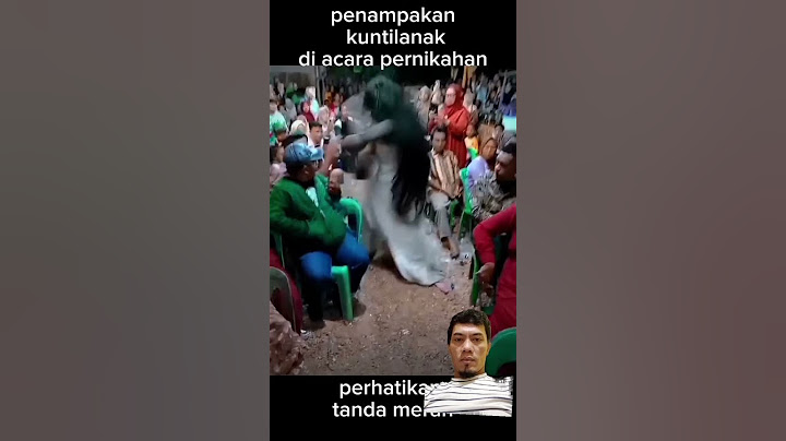 di tengah tengah acara pernikahan #viral  #hantu #penampakan