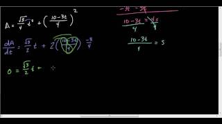 Optimize Minimum Total Area Given Total Perimeter.wmv