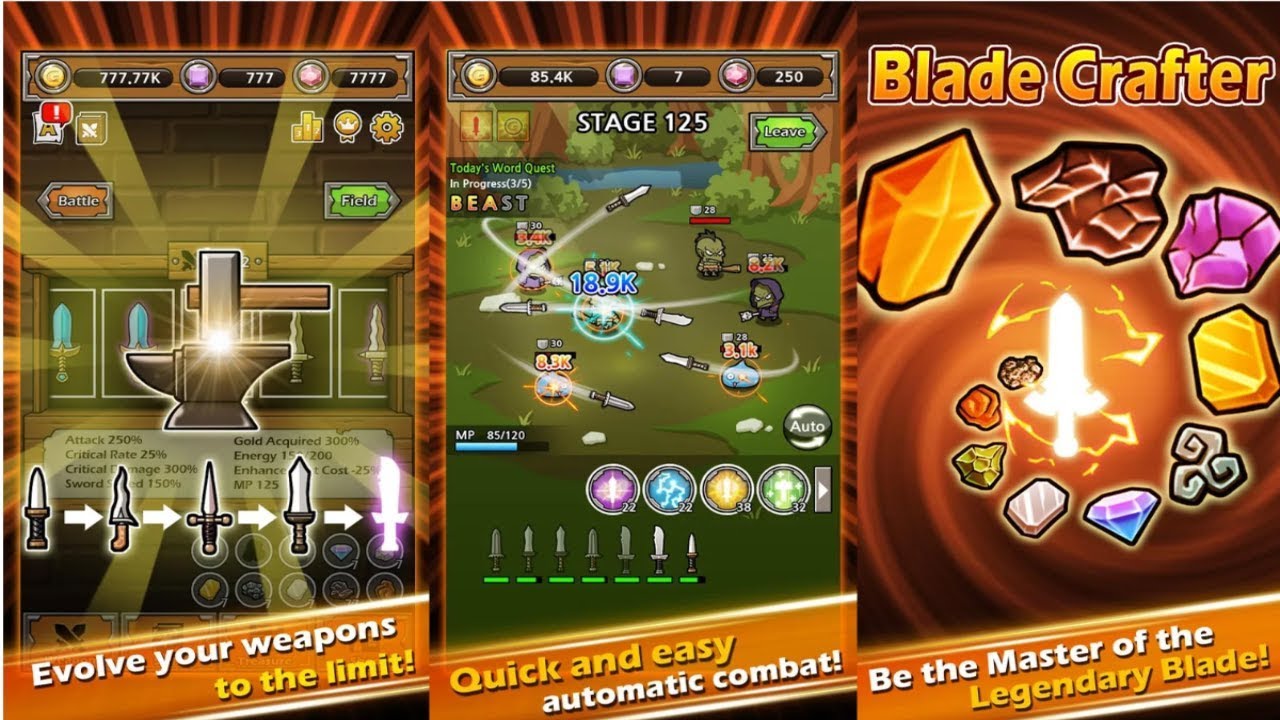 Blade Crafter Android Gameplay