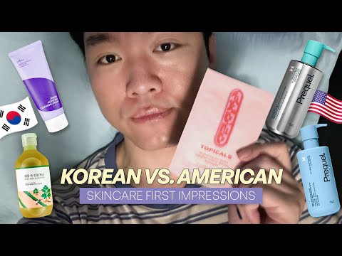 Korean vs American Skincare First Impressions - Prequel, Topicals, Round Lab, Isntree & more
