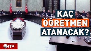 Kabine Bugün Beştepede Toplanıyor Gündemde Öğretmen Atamaları Da Var Ntv