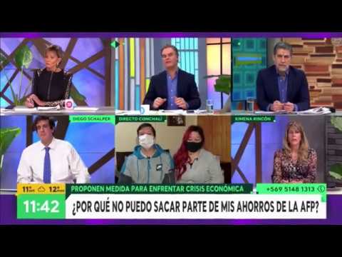 Diego Schalper recomienda a jubilados rehipotecar sus casas en vez de sacar sus dineros de las AFP