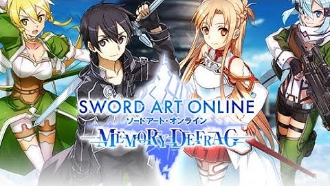 SAO MD Sword Art Online Memory Defrag Starting the Game