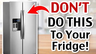 Do This To Keep Your Refrigerator Alive For Years! (And DON'T Do This!) Expert Tips!