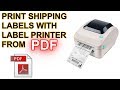 How to Print PDF Shipping Labels on Windows UPDATED 2019 Setup Tutorial Guide Adobe Reader