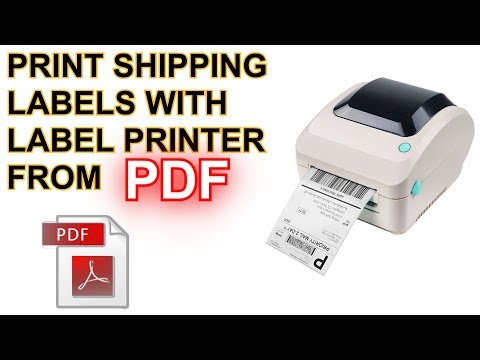 How to Print PDF Shipping Labels on Windows UPDATED 2019 Setup Tutorial Guide Adobe Reader