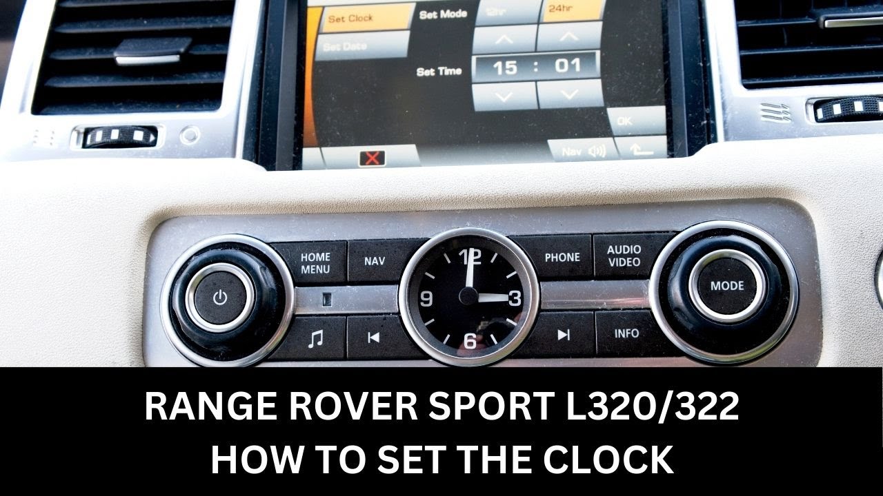 Range Rover Clock Set Range Rover L320/322: How to set the Clock - YouTube