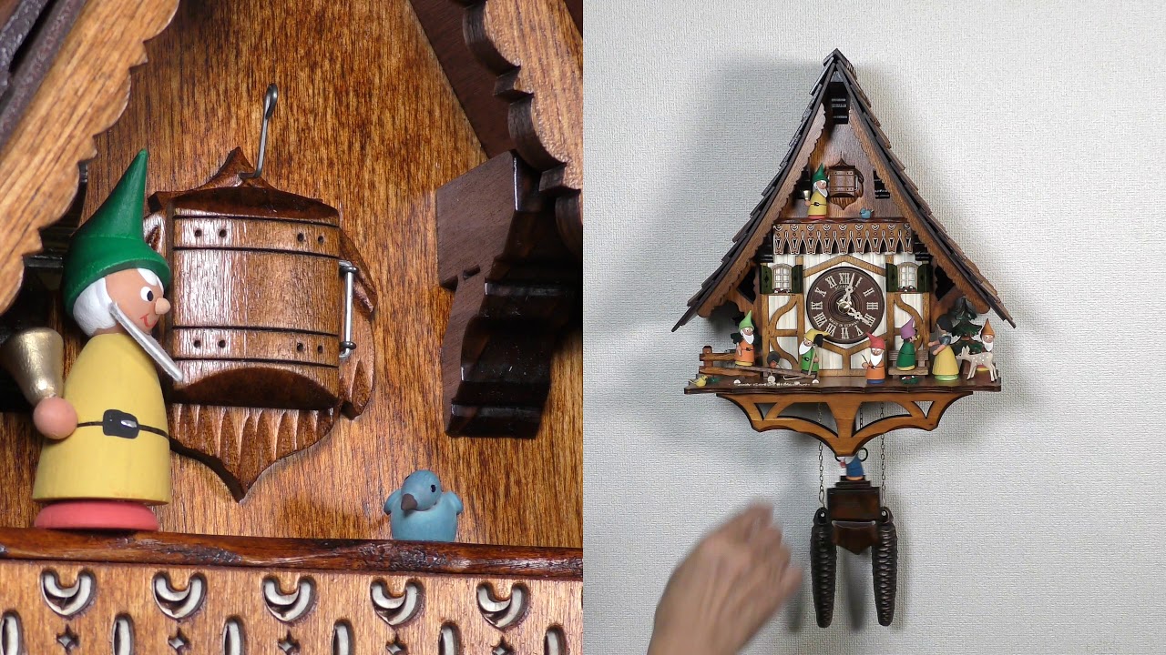 ドイツ老舗メーカー アントンシュナイダー社製 鳩時計 - 時計