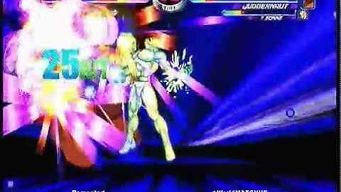 MvC2: Iceman 70-hit Arctic Attack (Midscreen) - In a Match