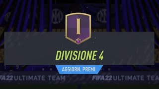 PREMI SETTIMANALI DIVISION RIVALS. DIVISIONE 4 FIFA 22 PS5