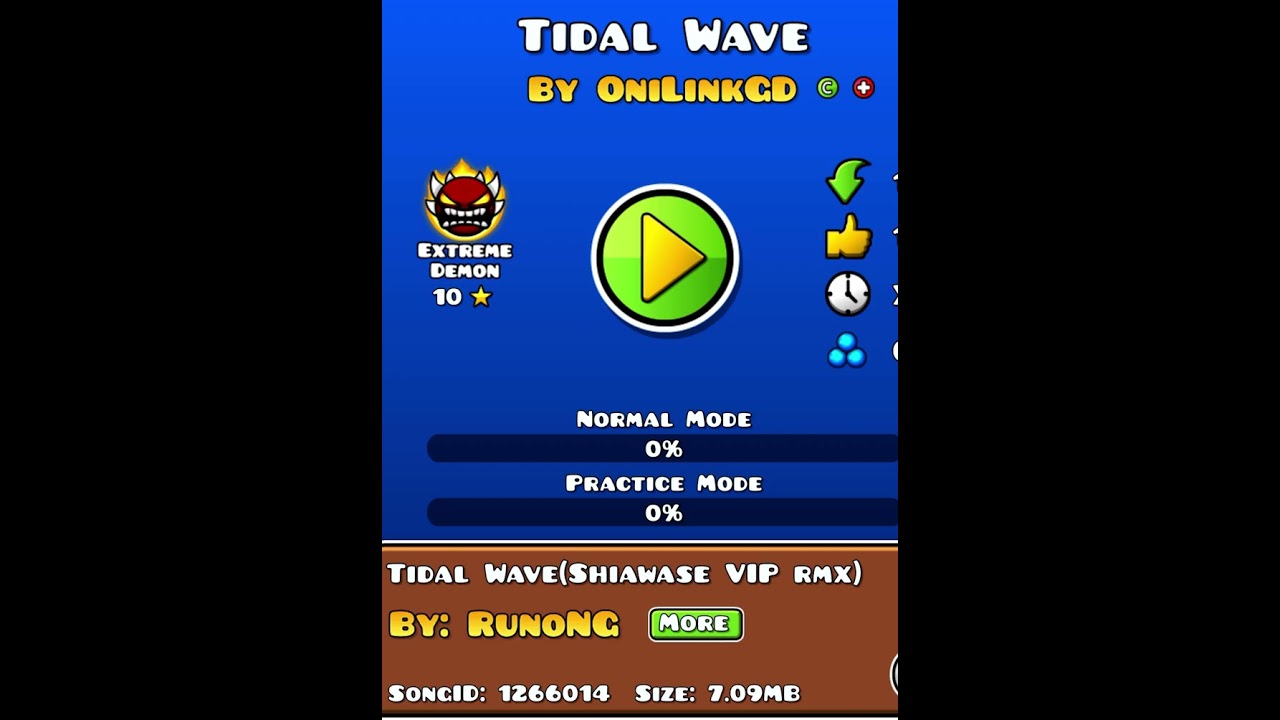 TIDAL WAVE HAS BEEN RATED CHECK GEOMETRY DASH! 
