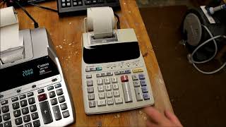 Printing Calculator Comparison Part 9: Markup, Constant Multiplication & Division, Independent Mem.