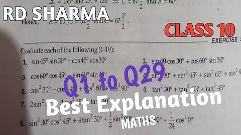 RD Sharma class 10 math trigonometric ratios Ex-10.2 || cbse board || trigonometric ratios