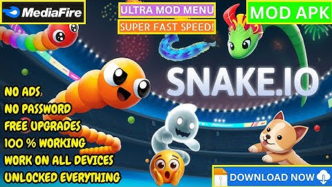 🐍 Snake.io Mod APK Hack | Unlimited Skins & No Ads | Latest Update