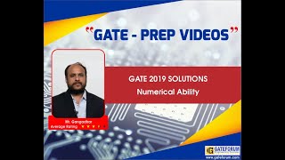 GATE 2019 Paper Solutions by GATEFORUM - Electrical Engineering - Numerical Ability - Q10