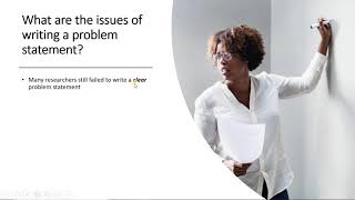How to write a clear problem statement