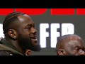 Deontay Wilder and Tyson Fury get into a shoving match before press conference | PBC ON FOX