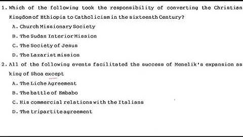 History question Remedial 📚 final EXAM