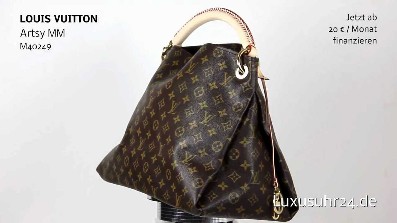 Louis Vuitton Artsy MM M40249 Luxusuhr24 Ratenkauf ab 20 Euro/Monat - YouTube