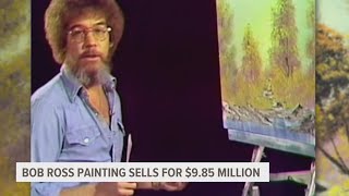 Bob Ross' first TV painting goes on sale for nearly $10 million