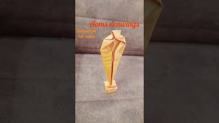 Famous Easy Origami Oscar Tutorial | how to make Oscar Wealth