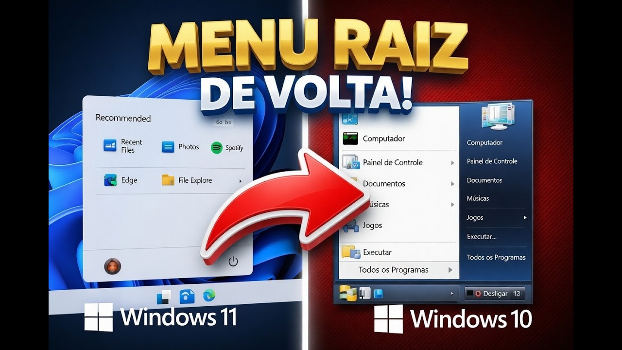 Como Deixar o Windows 10 e 11 com Menu Iniciar Clássico (StartIsBack e StartAllBack) Passo a Passo !