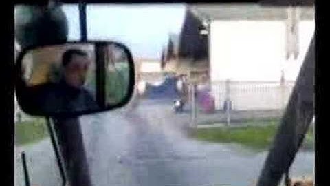 Stackerchauffeur in actie