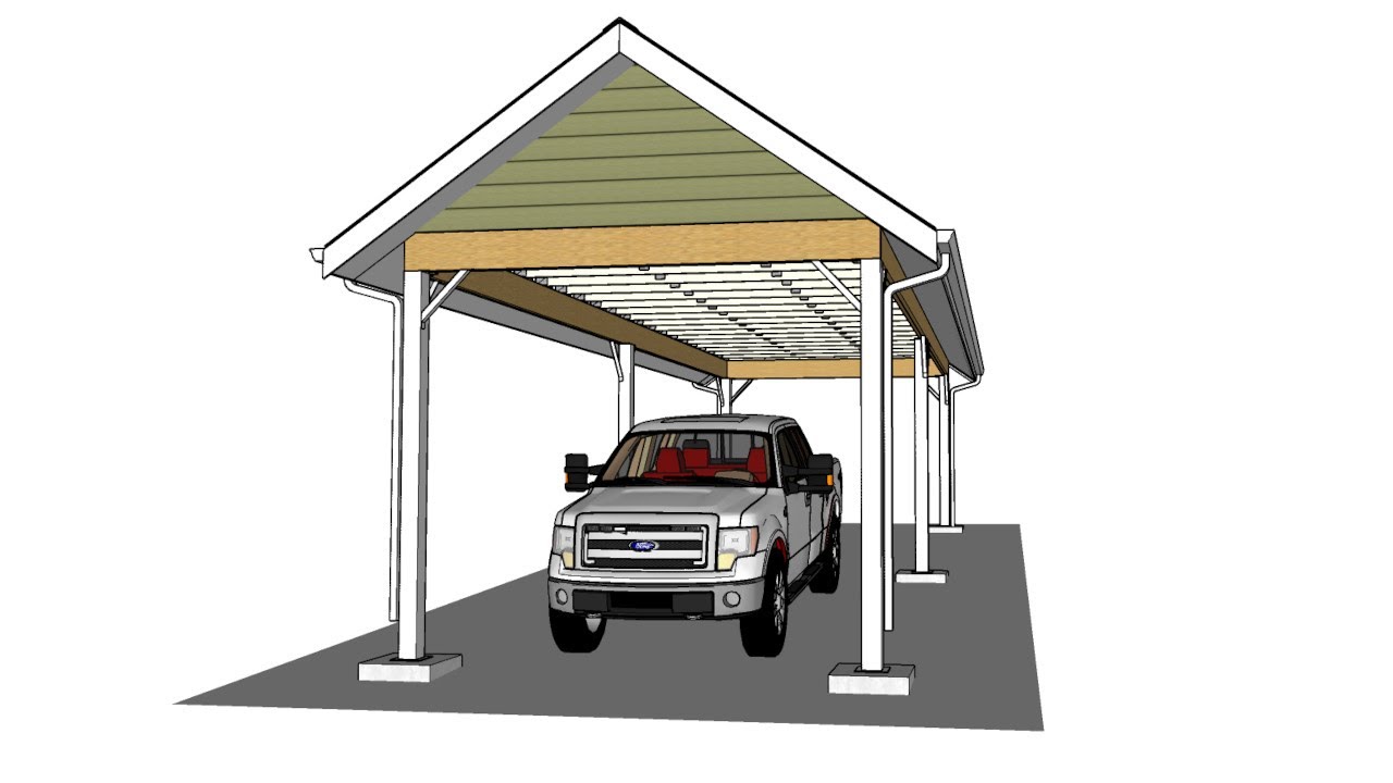 Steve's 13' x 40' Carport - How to - SketchUp Live Work Session - YouTube