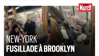 À New-york, les images de la fusillade dans le métro de Brooklyn