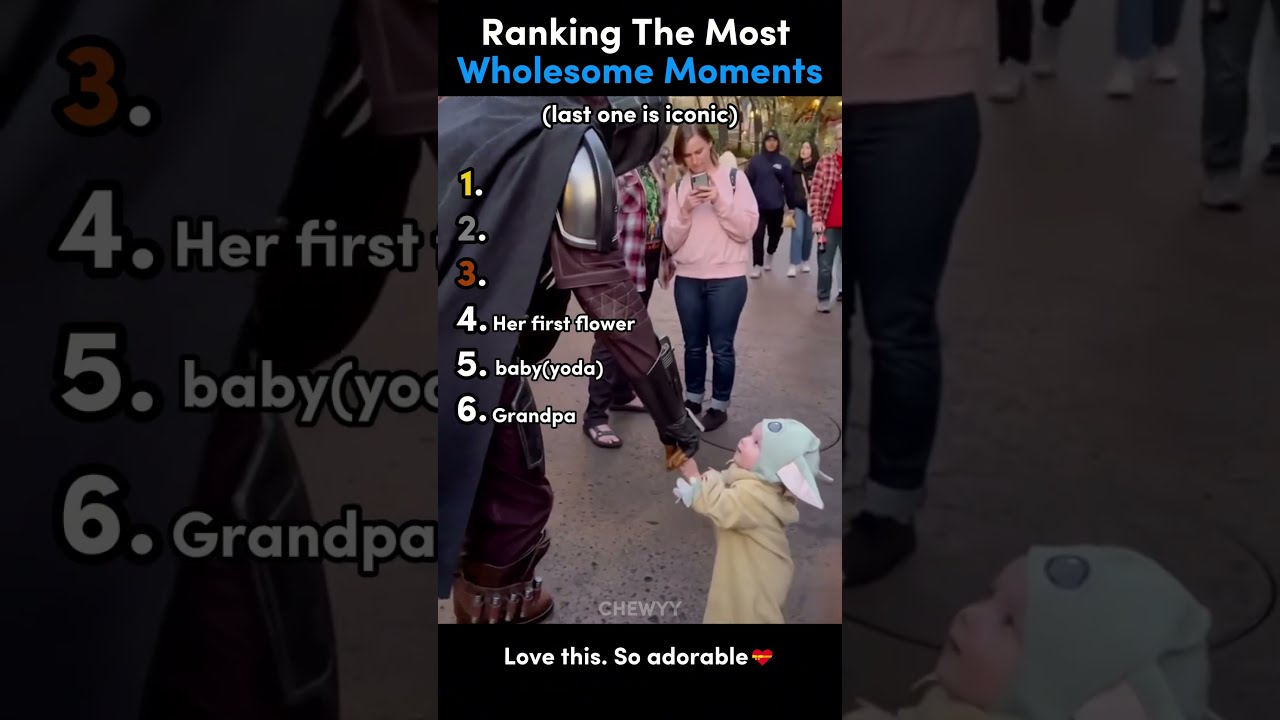 Ranking The Most Wholesome Moments 