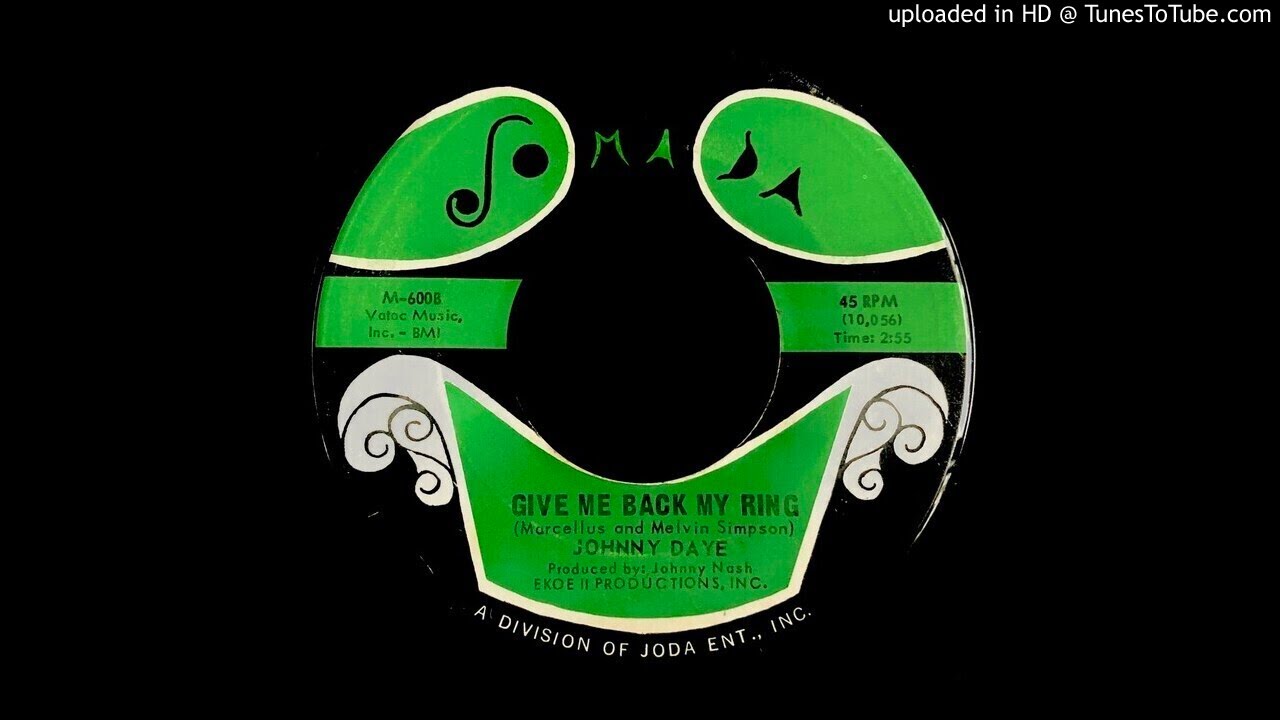 Johnny Daye - Give Me Back My Ring - Jomada (R&B)