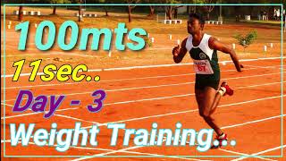 Steps to run 100m in 11 sec | DAY -3 (workout for beginners)