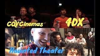 4DX & HAUNTED THEATER REACTION / VLOG at CGV CINEMAS In Buena Park!!!