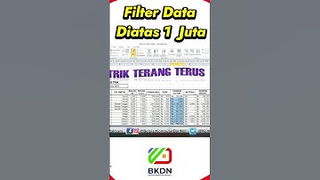 Cara Memfilter Data di Excel #filter #belajarexcel #microsoftexcel #tutorialexcel #exceltips #excel