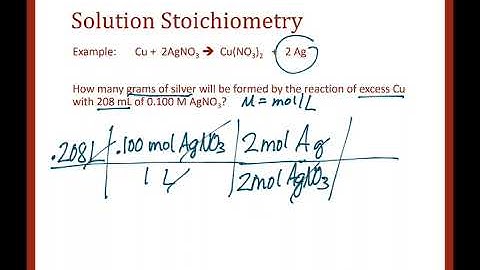 Solution Stoichiometry Notes
