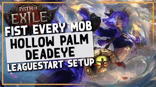 PoE2 | Punch & Fist Everything w/ Hollow Palm Deadeye! - Third Edict Leaguestart Guide