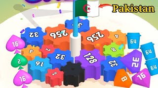 Merge Blocks 3D - 2048 Puzzle cool game videos Gameplay Mobile Android, iOS New Update Levels screenshot 2