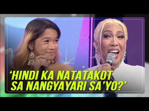 Miss Q&A contestant na ‘kinakausap ang sarili’ inaliw ang madlang people
