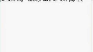 How to create a pop up with notepad